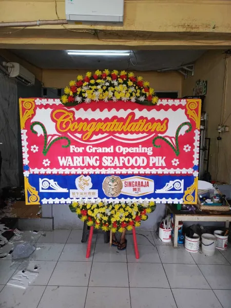 Papan Bunga Ucapan Selamat Pangkalan Jati Baru Cinere
