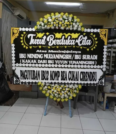 Papan Bunga Duka Pangkalan Jati Baru Cinere